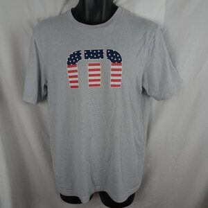 Travis Mathew American Flag Shirt Size M